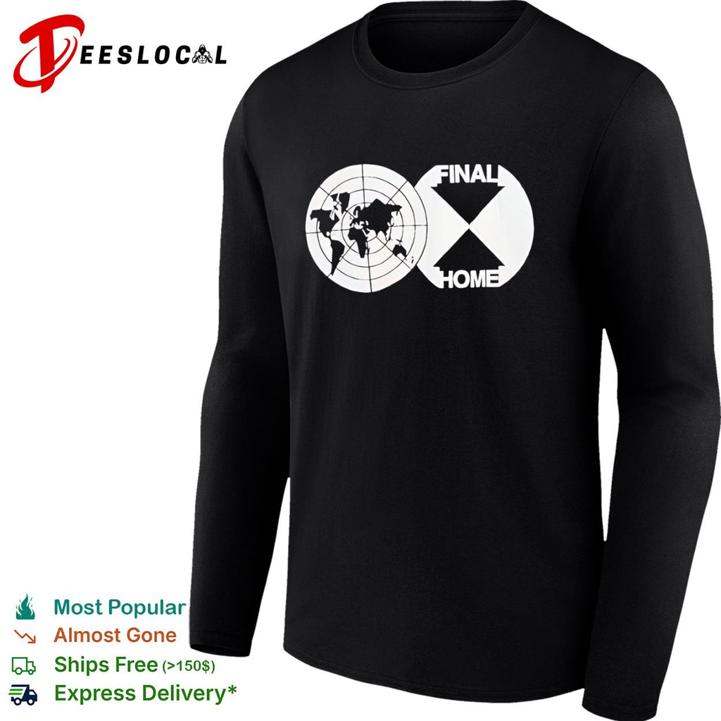 Final Home globe logo shirt