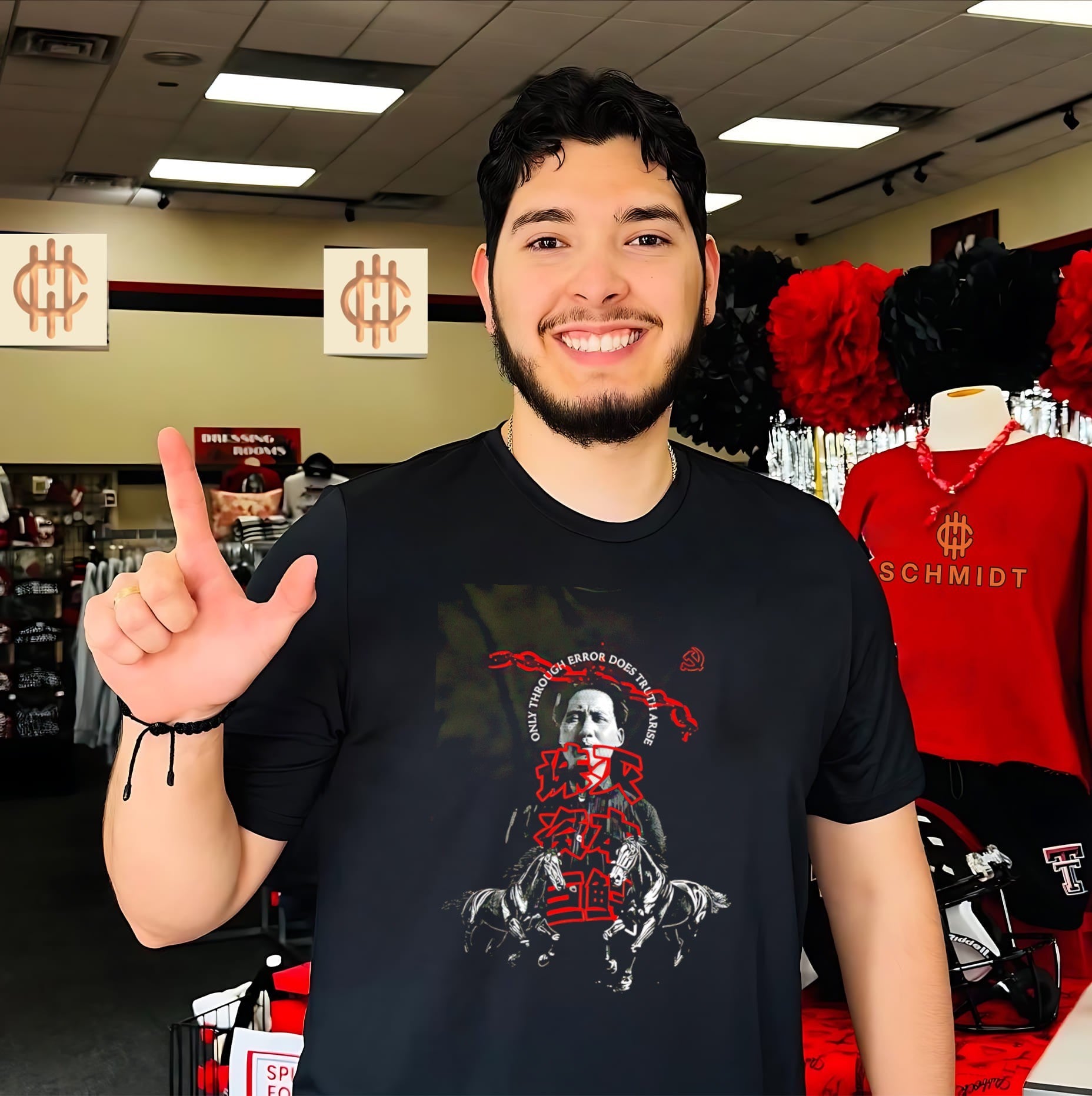 Fire Horse Mao only through error does truth arise shirt