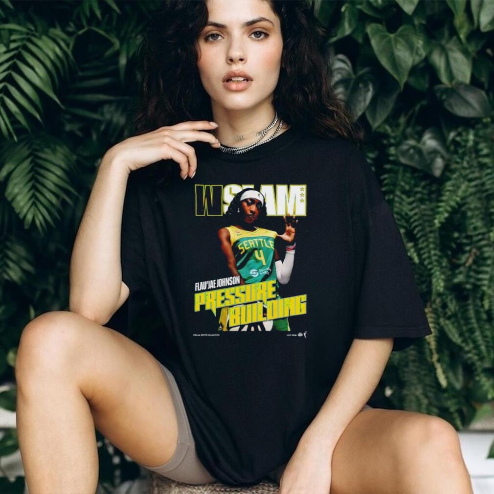 Flau’jae Johnson Seattle Storm Basketball W SLAM Pressure Builoing shirt