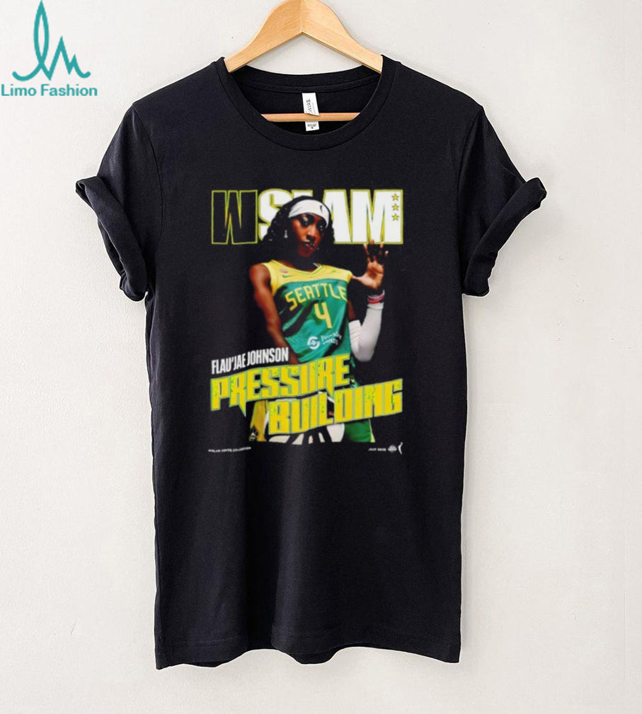 Flau’jae Johnson Seattle Storm Basketball W SLAM Pressure Builoing shirt