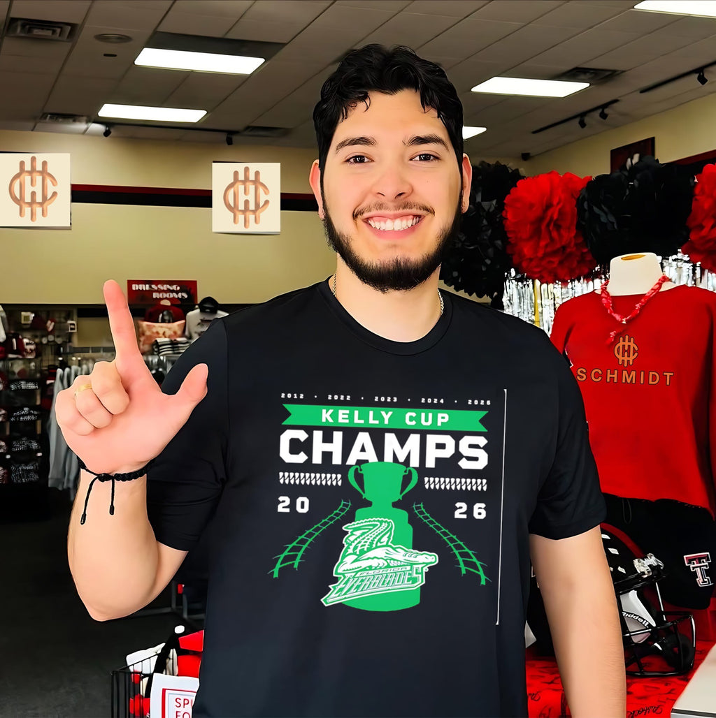 Florida Everblades 2026 Kelly Cup Champions 5 Time shirt