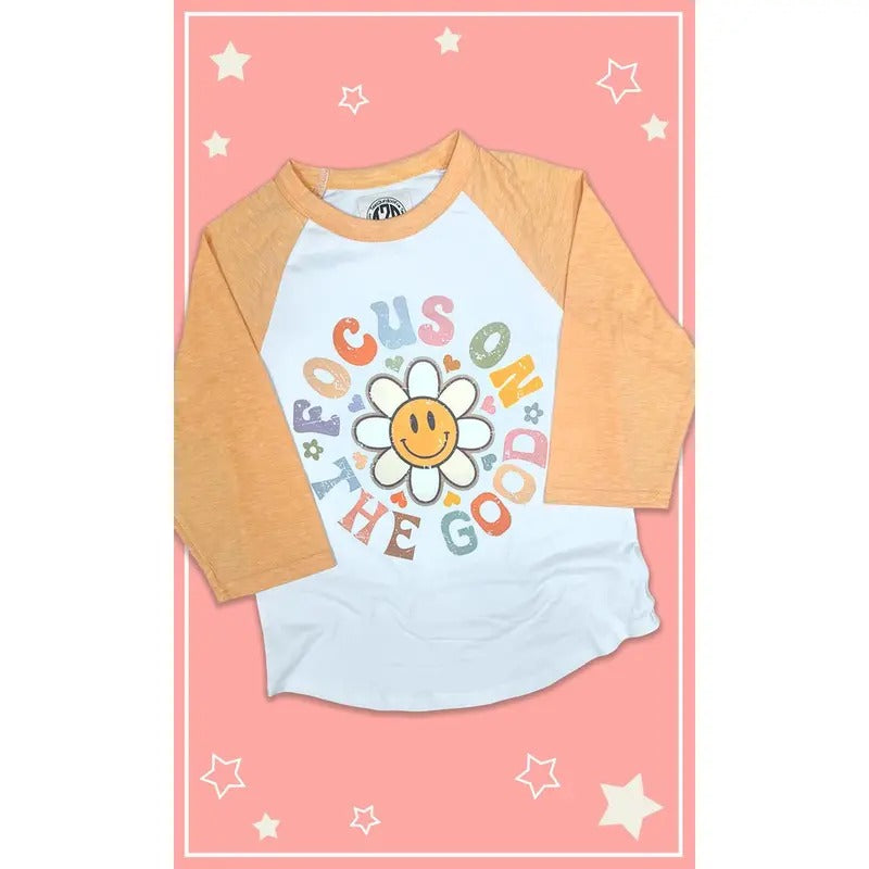 Focus on the Good Youth Graphic Raglan T-Shirts, Hoodie, Sweatshirt | PodTeesHub.com