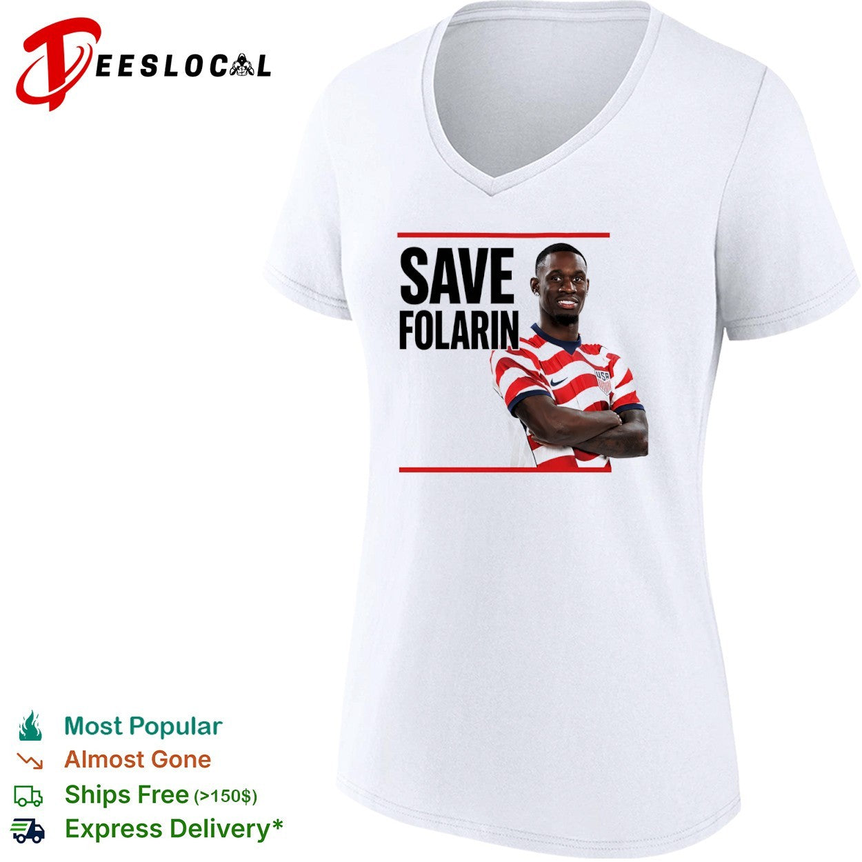 Folarin Balogun USMNT Save Folarin shirt