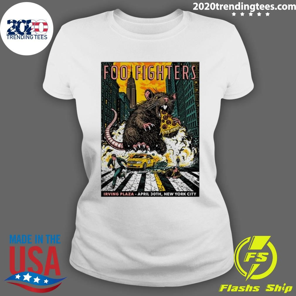 Foo Fighters In New York NY On April 30 2026 Tour Shirt
