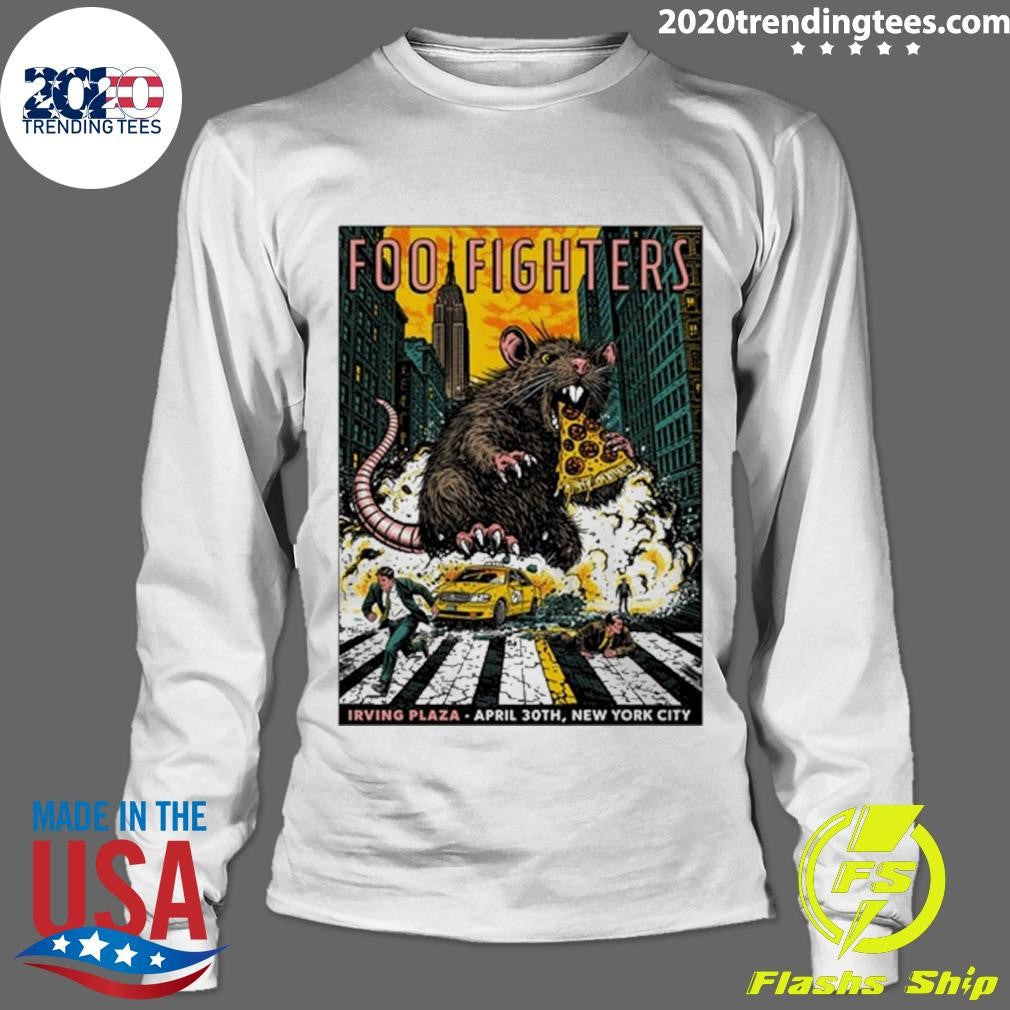 Foo Fighters In New York NY On April 30 2026 Tour Shirt