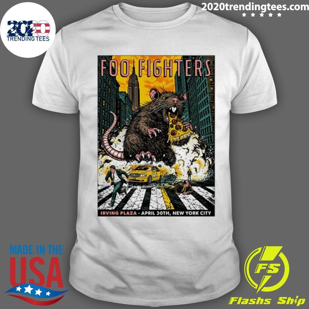 Foo Fighters In New York NY On April 30 2026 Tour Shirt