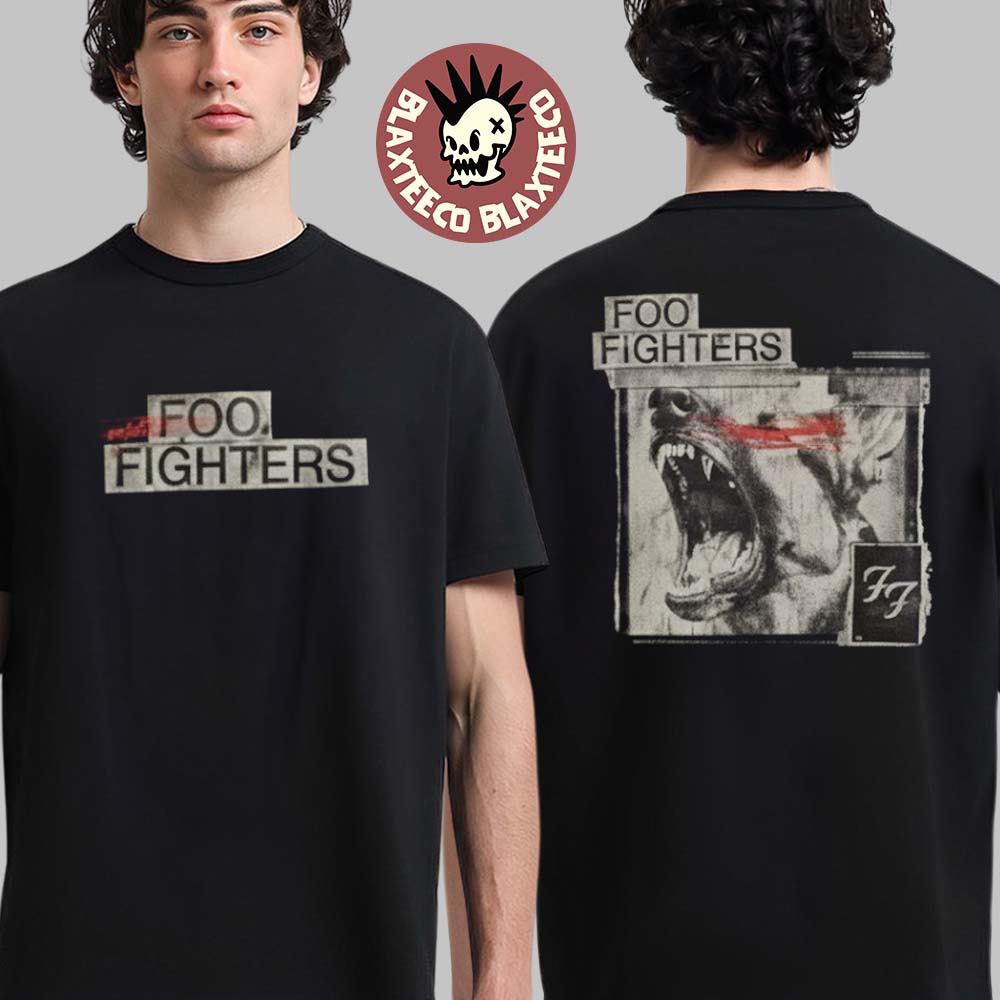 Foo Fighters Los Angeles 2026 Venue Merch Tee At Kia Forum On January 14 2026 Red Eye Dog T-Shirt