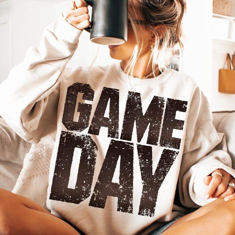 Football Coquette Bow Sweatshirt, Game Day Football Shirt, Fall Football Mama Sweatshirt & Shirt Hoodie | PodTeesHub.com