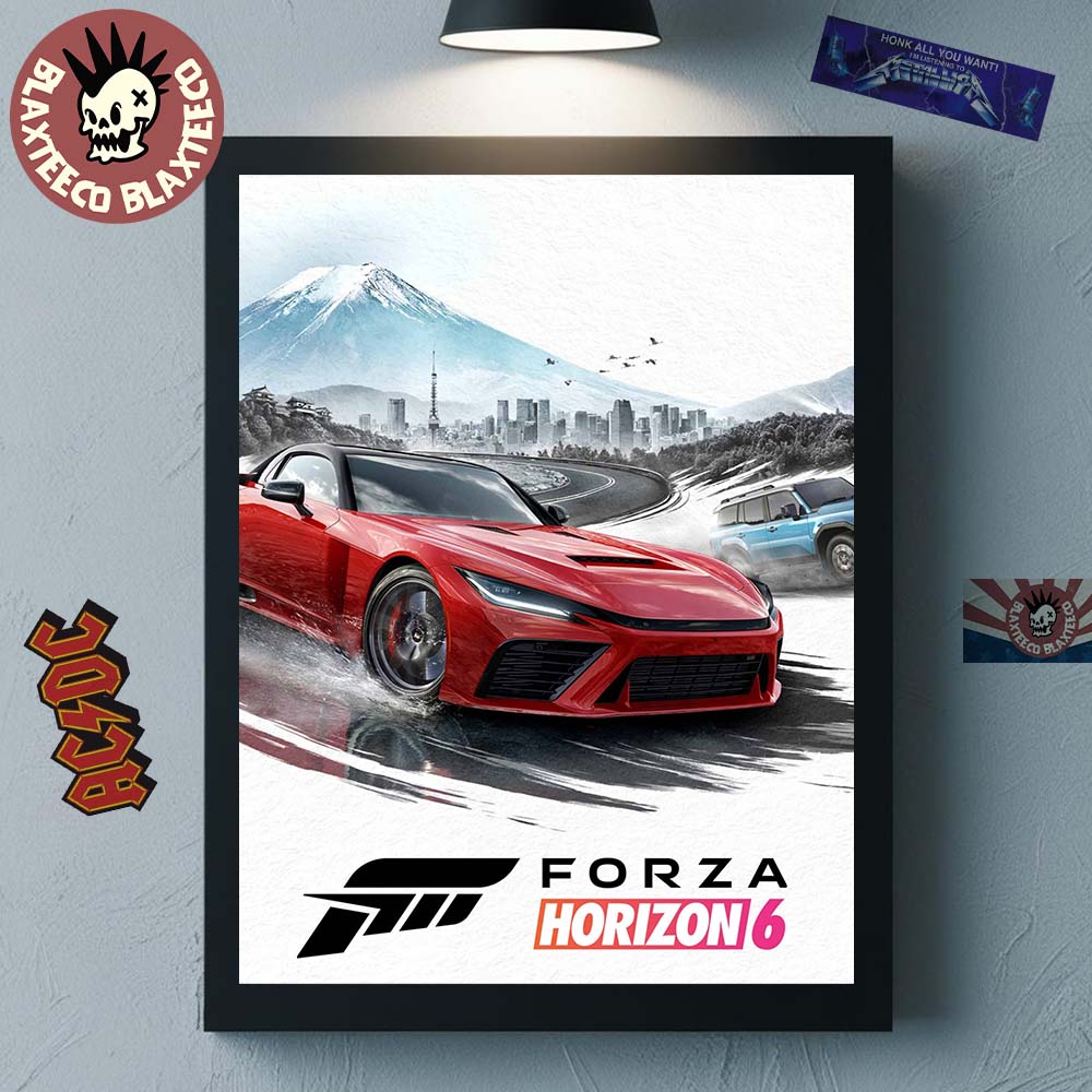 Forza Horizon 6 Game Cover Art Poster Canvas