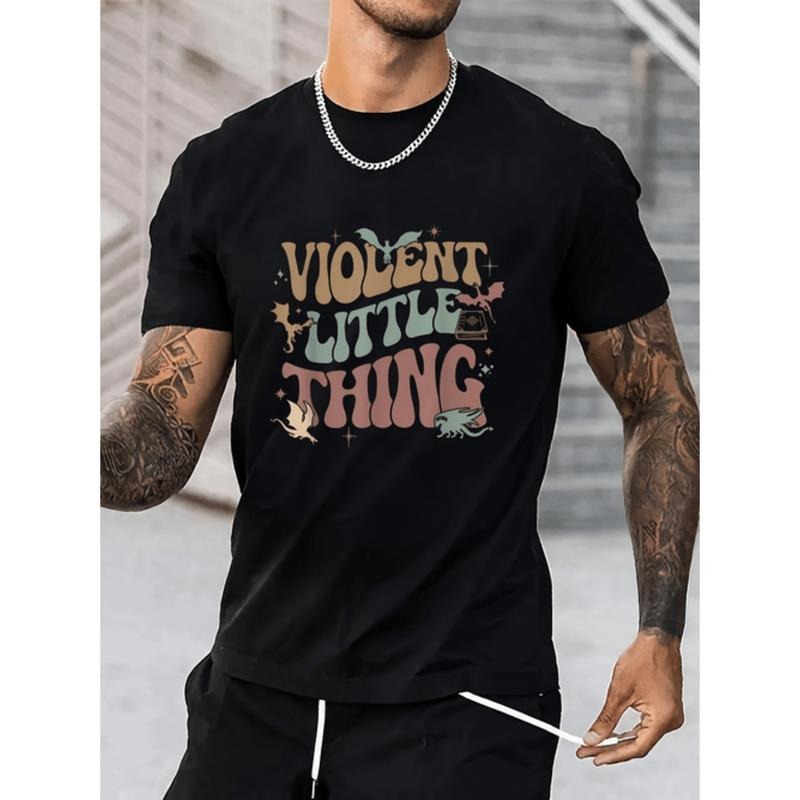 Fourth Wing T Shirt Premium 100 Cotton Dragon Design For Men Comfortable 220g Weight Short Sleeve Crew Neck Casual Summer...