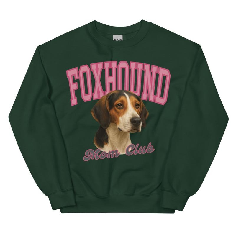 Foxhound Dog Mom Club Sweatshirt T-Shirts, Hoodie | PodTeesHub.com