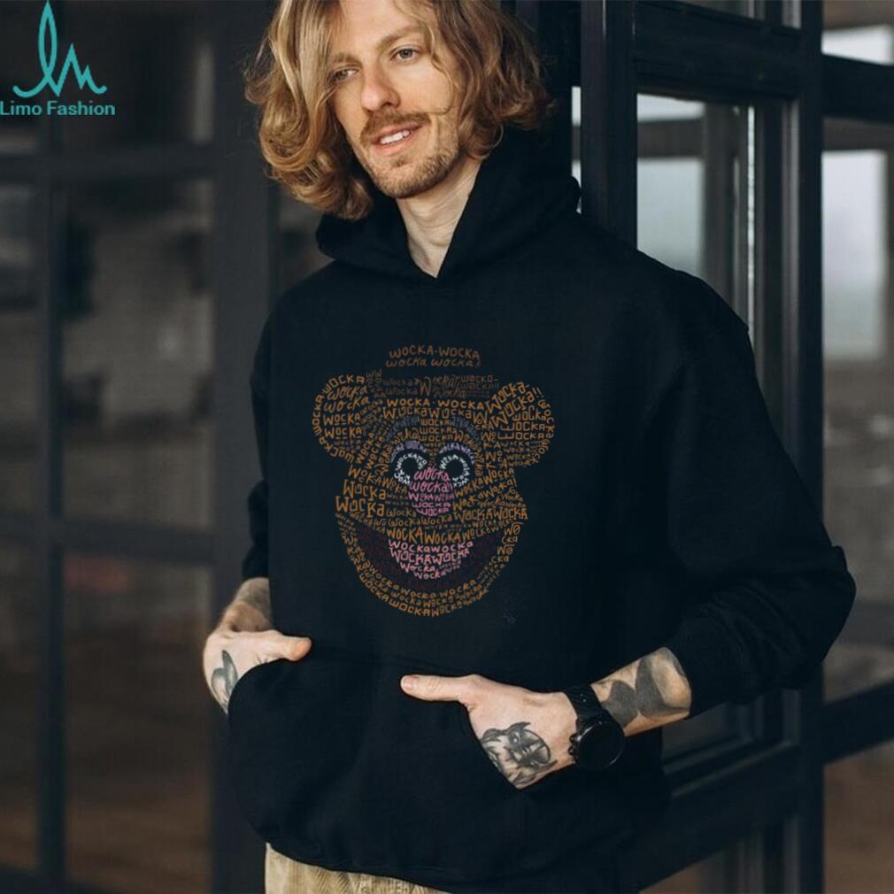 Fozzie Bear Wocka Typography Text Portrait Graphic T Shirt