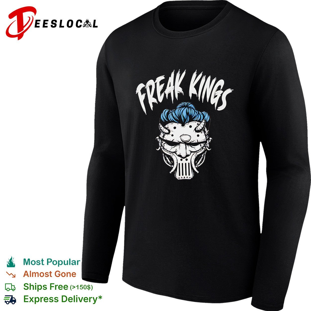 Freak Kings horned skull shirt