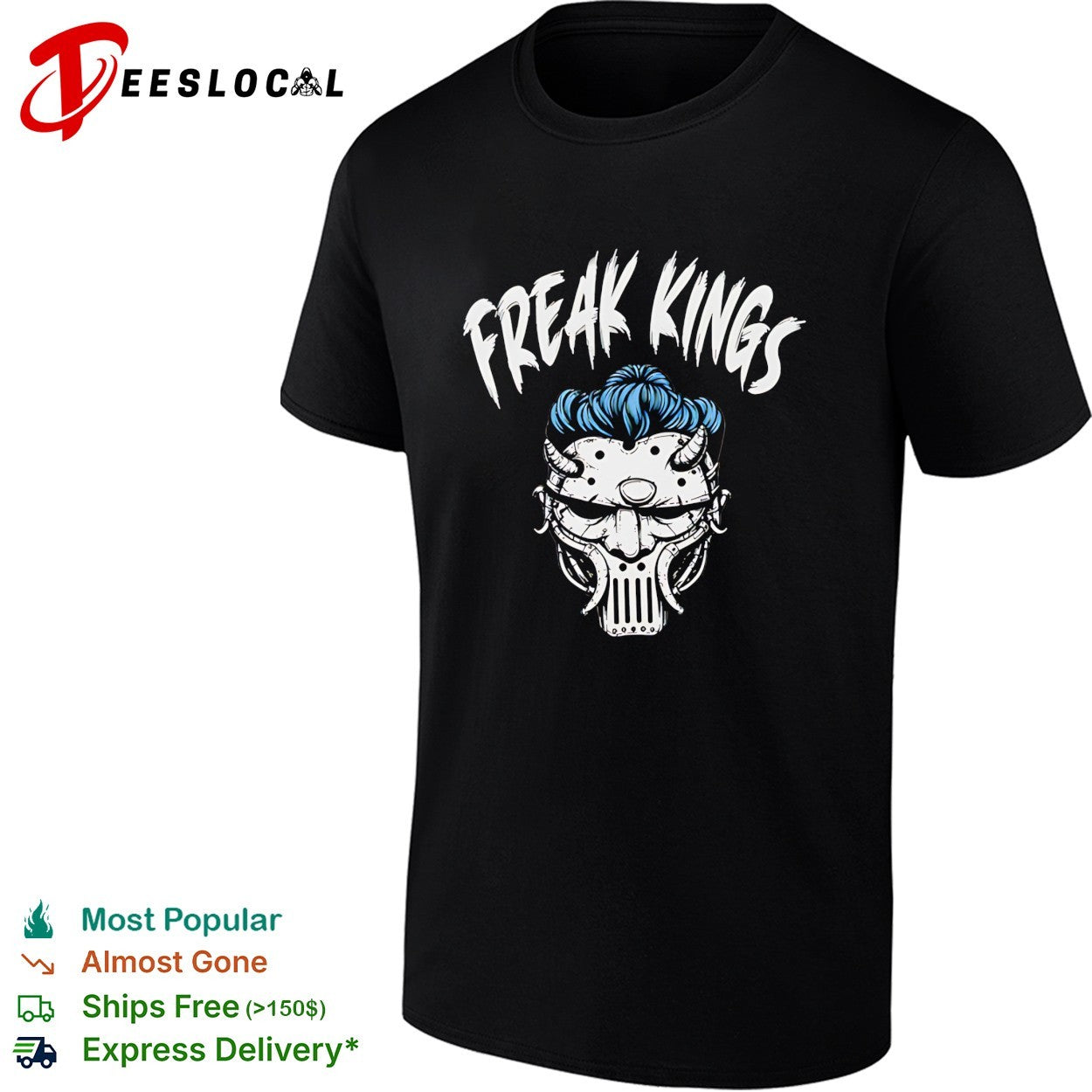 Freak Kings horned skull shirt