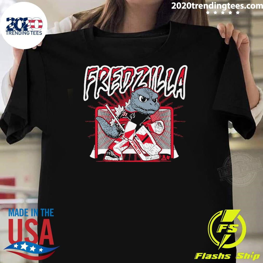 FredZilla Godzilla and Frederik Andersen 2026 Tee Shirt