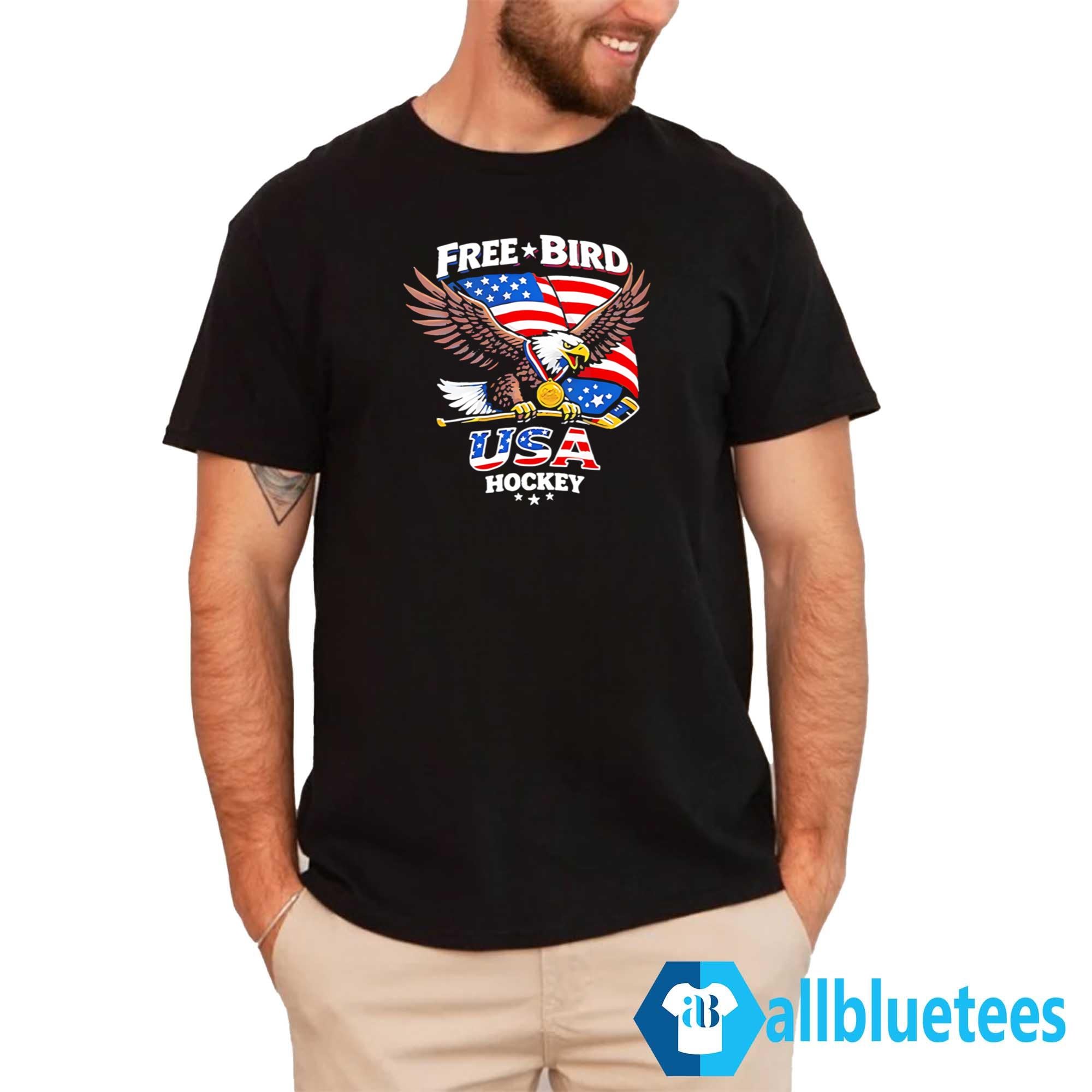 Free Bird USA Hockey Shirt