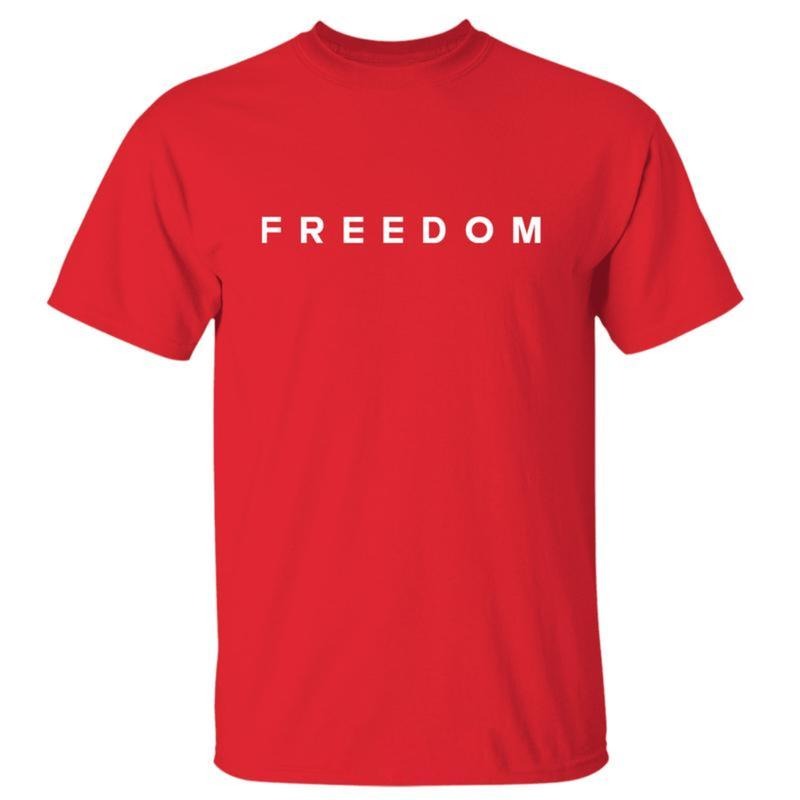 Freedom Charlie Kirk A True American Patriot Legends Never Die Memorial T-Shirt, Wear Red on October 14th as Charles...