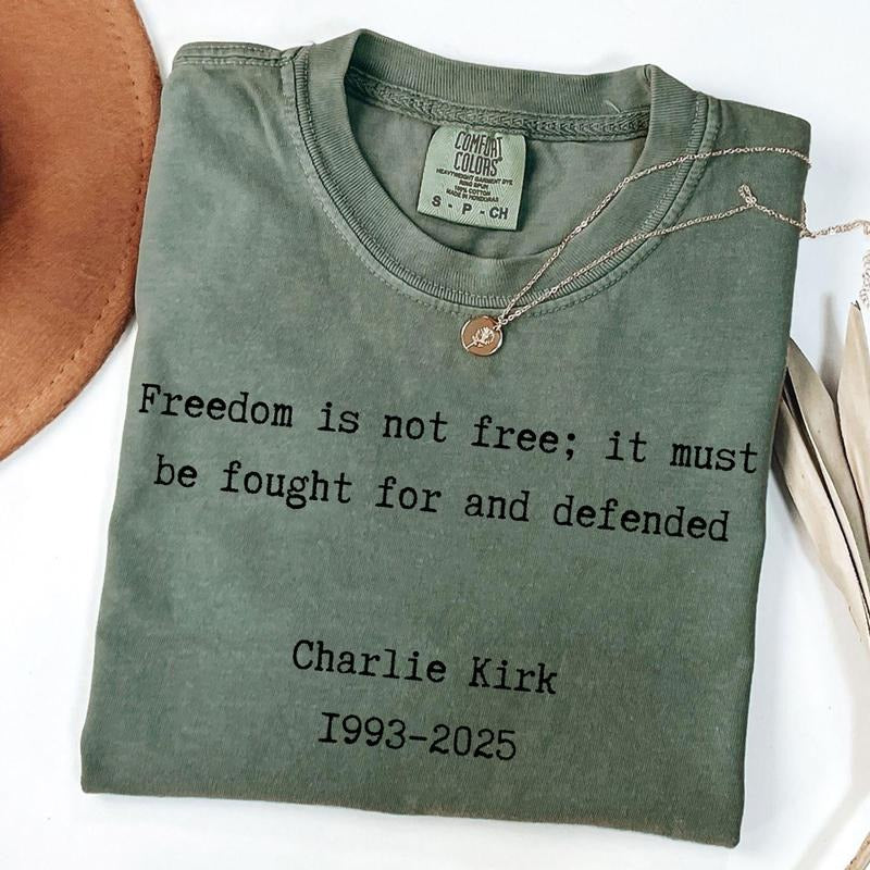 Freedom is not free it must be fought for and defended Shirt, Republican Shirt, Free Speech T-shirt Hoodie, Sweatshirt