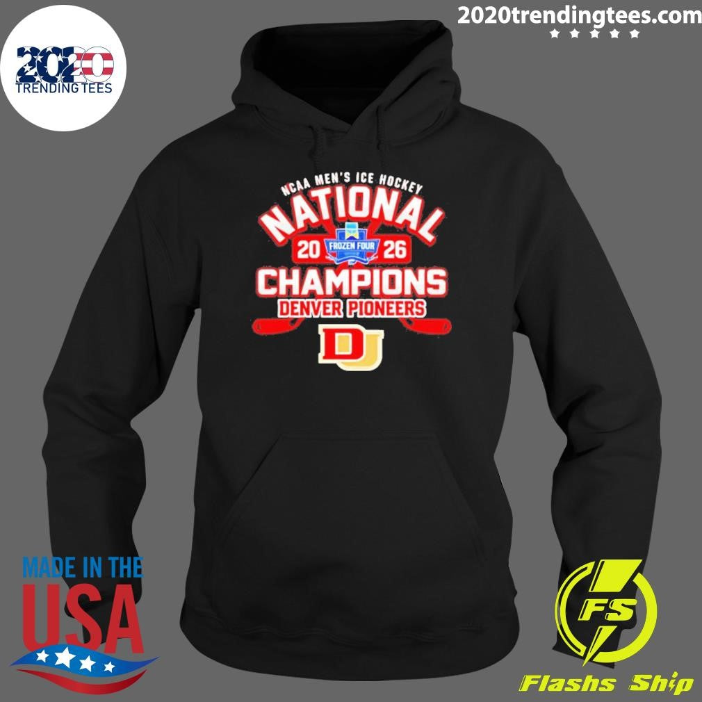 Frozen Four Men’s Ice Hockey National Champions 2026 Denver Pioneers Official Shirt