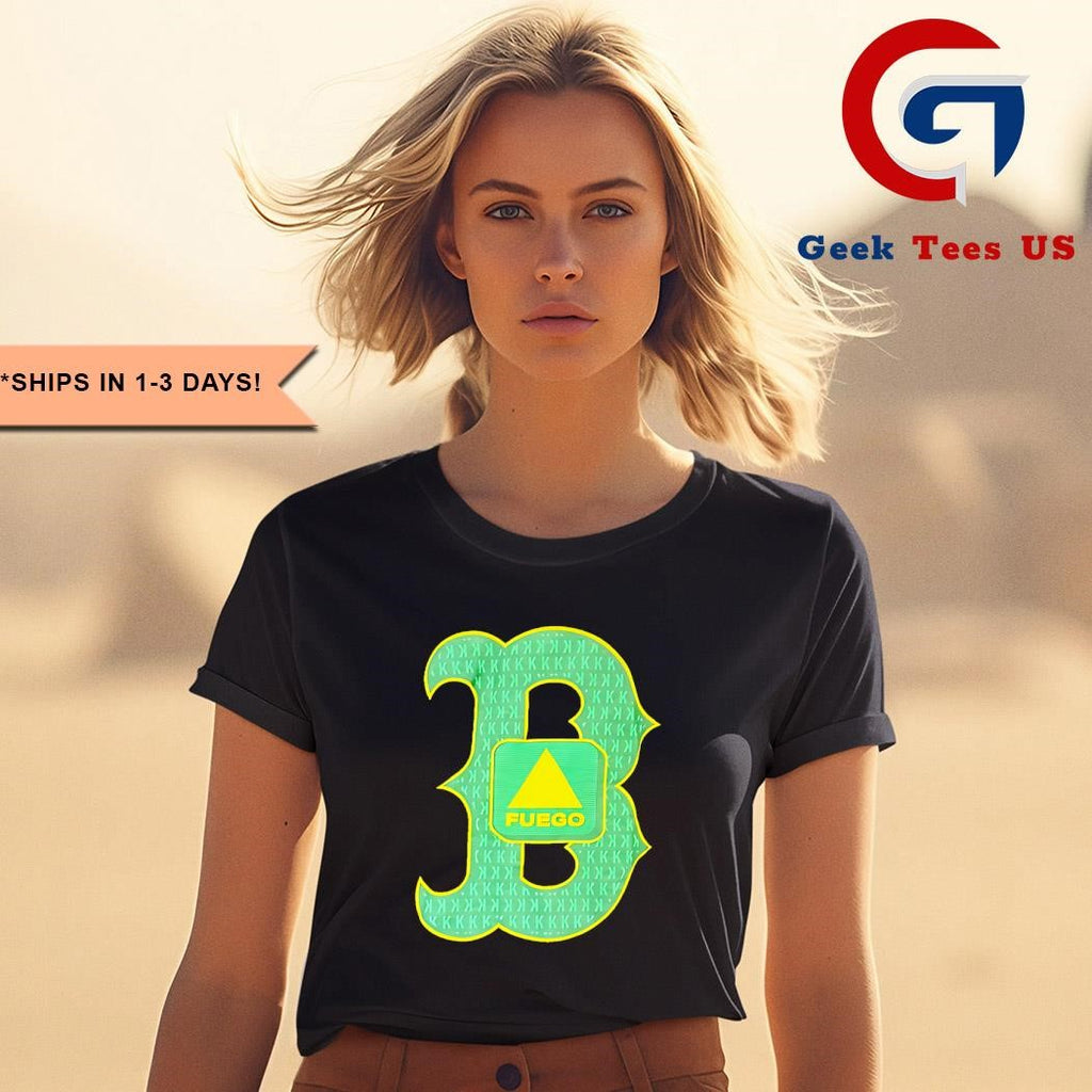 Fuego Boston Red Sox logo shirt