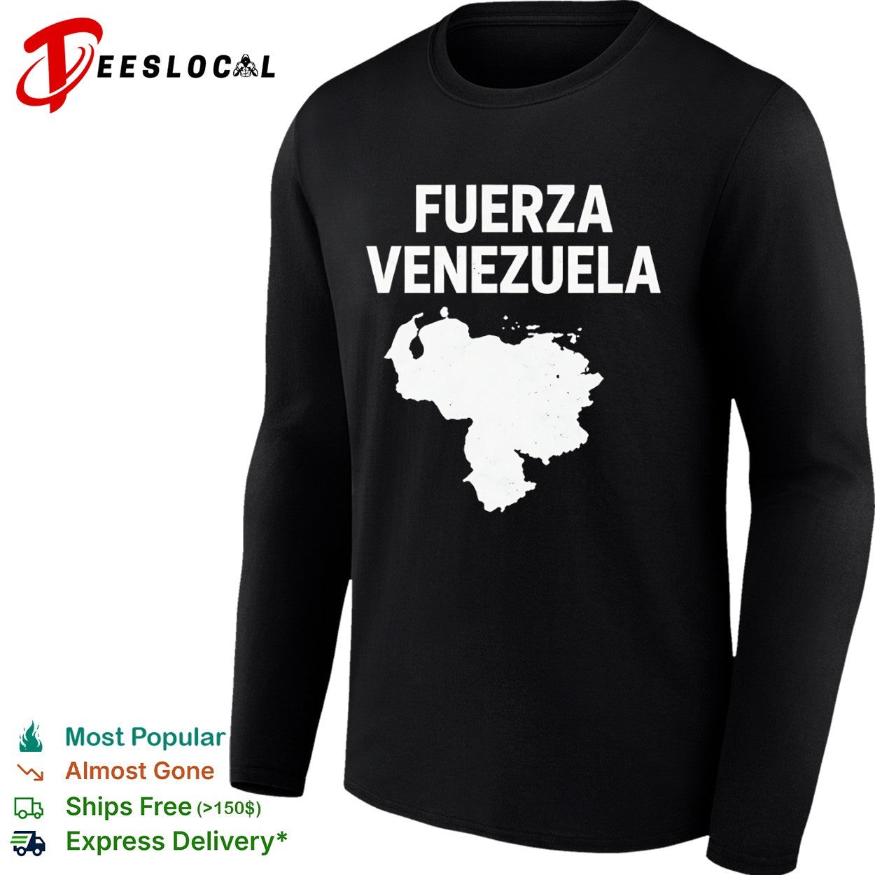 Fuerza Venezuela map shirt