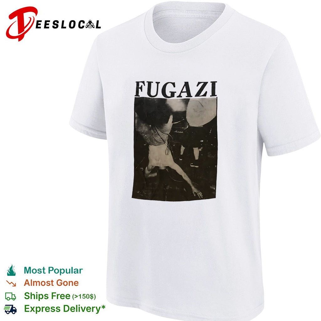 Fugazi Live Concert Photography Marshall Amplifier shirt