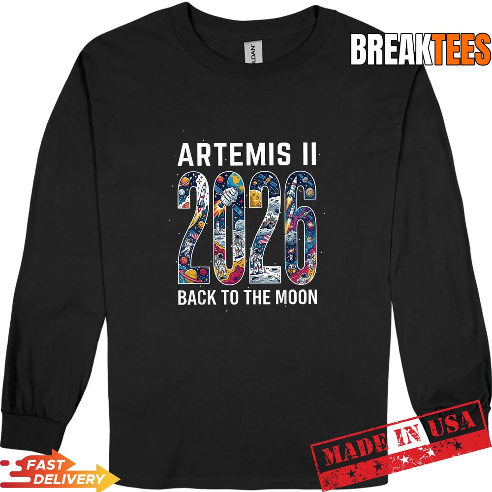 Fun Artemis II Back to Moon 2026 Space Dreamers Shirt