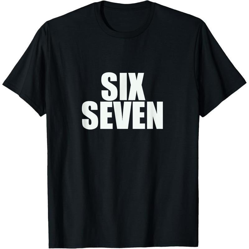 Fun Six Seven 6 7 Meme Design T-Shirt,T-shirt Hoodie, Sweatshirt | PodTeesHub.com