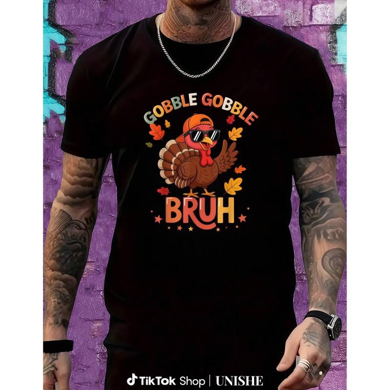 Funny Bruh Turkey Gobble Shirt for Thanksgiving Day Events Hoodie, Sweatshirt | PodTeesHub.com