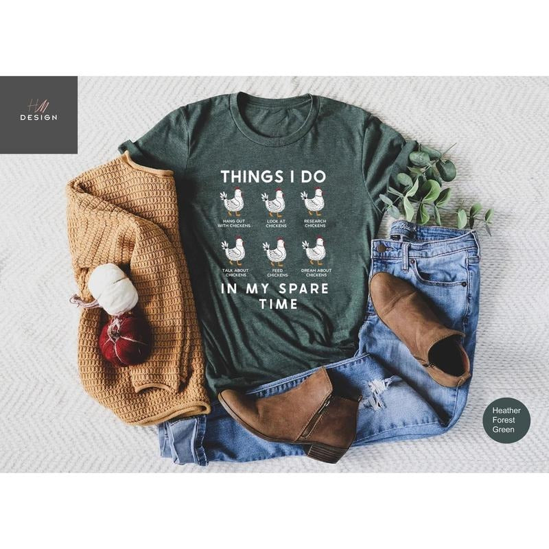 Funny Chicken Shirt, Chicken Girl Shirt, Chicken Mom Shirt, Farm Girl  T-shirt, sweater and Hoodie Sweatshirt