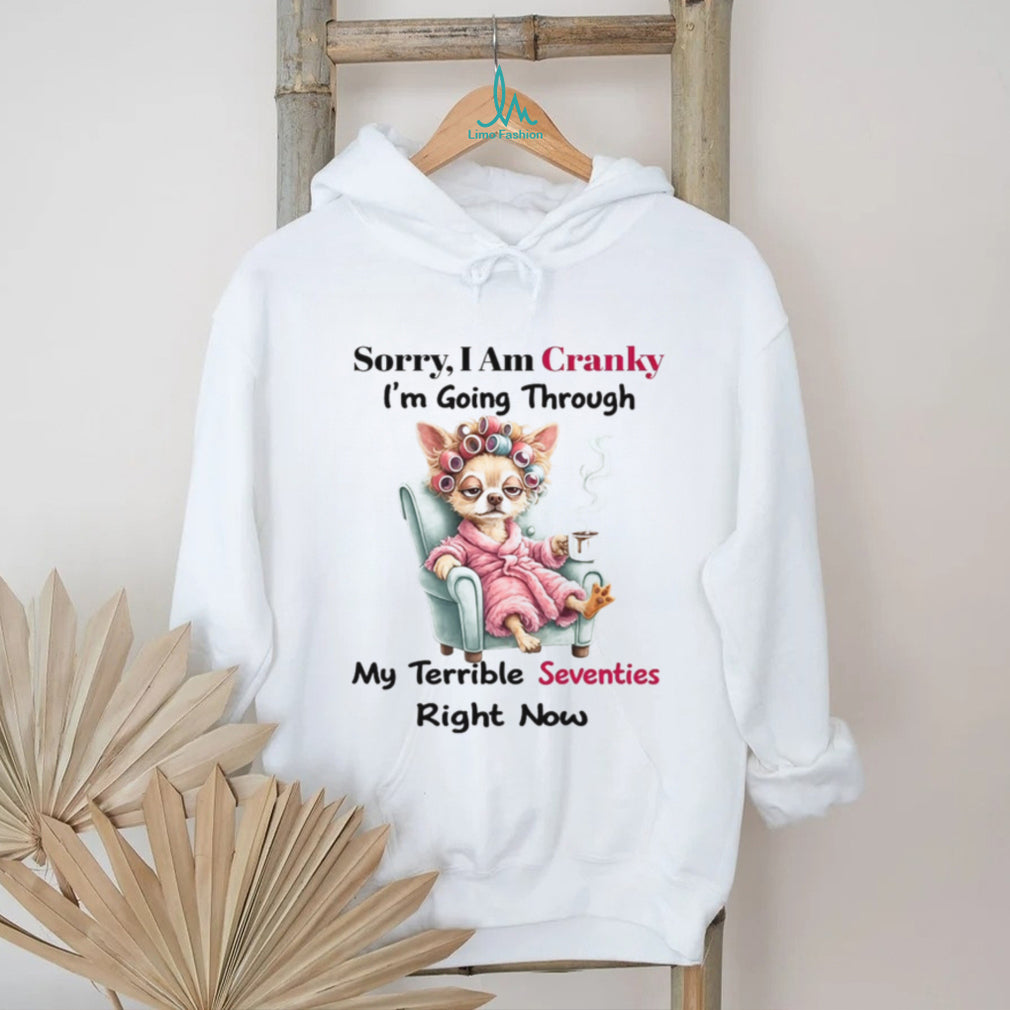 Funny Chihuahua Crankiness Terrible Seventies Coffee T Shirt