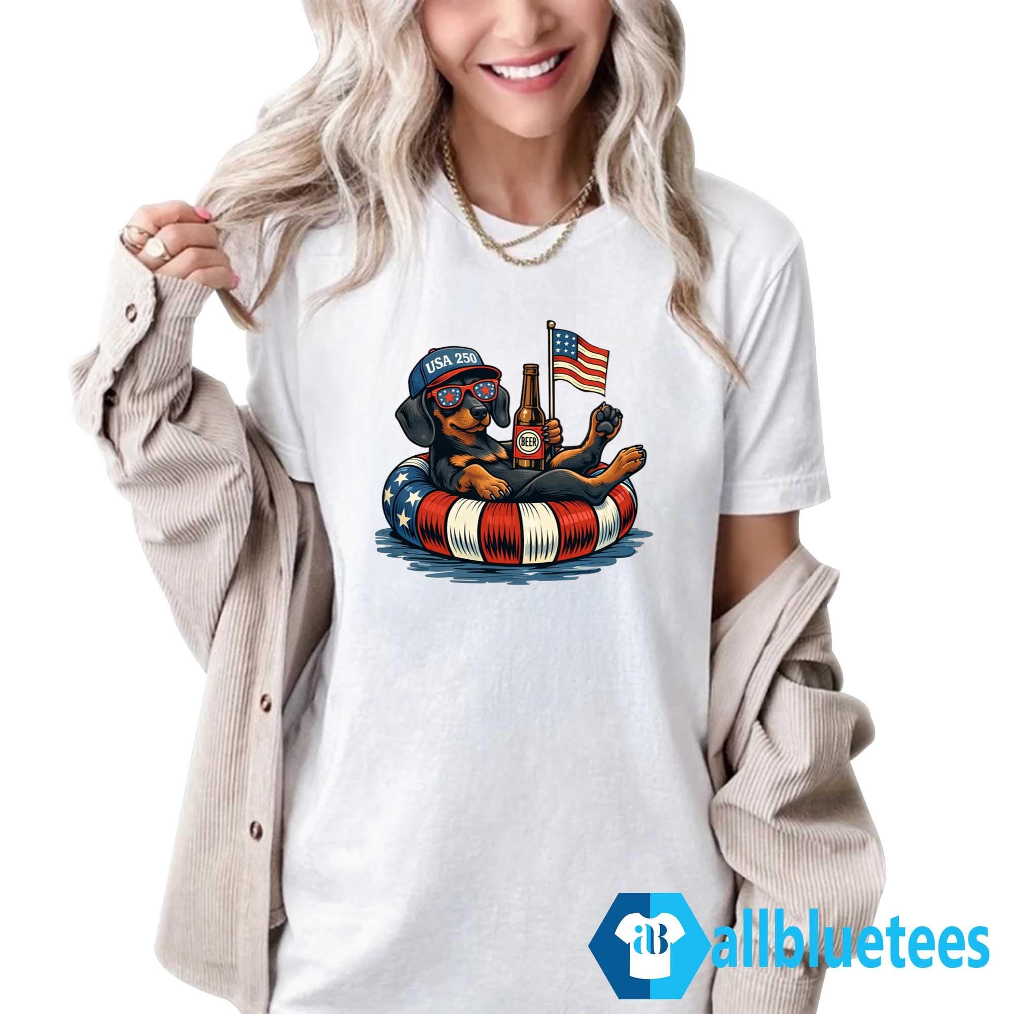 Funny Dachshund USA 250 Shirt