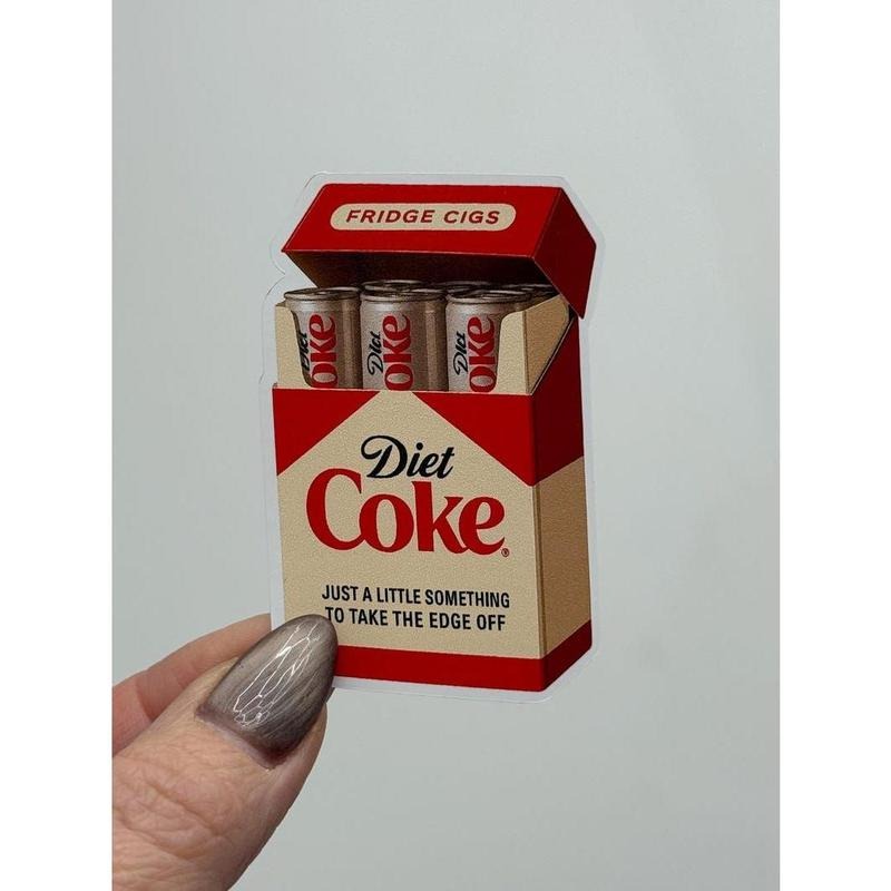 Funny Diet Coke Fridge Cigs Sticker T-Shirts, Hoodie, Sweatshirt | PodTeesHub.com