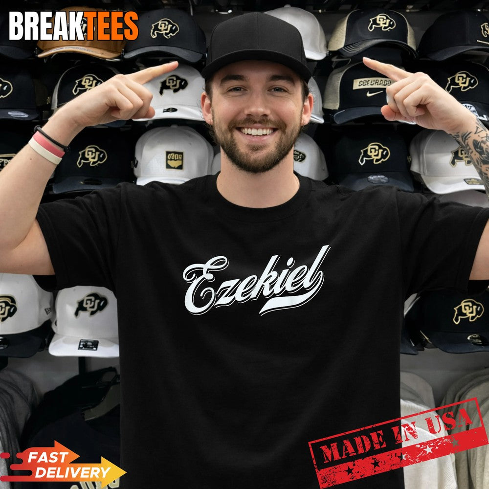 Funny Gift Idea Humour Name for Ezekiel 25 17 Shirt