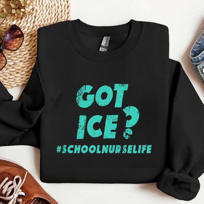 Funny Got Ice? Nurse School Shirt, Nursing Student Humor Tee, Nursing School Struggle Shirt, Ice Pack Joke Shirt, RN...