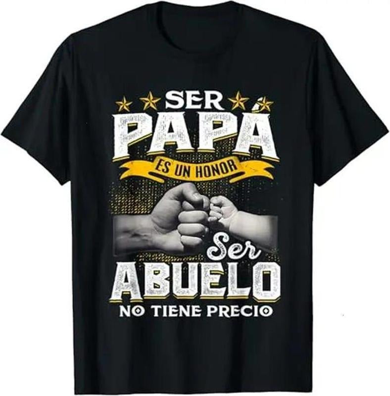 Funny Grandpa T-shirt, Sweatshirt For Grandfather, Ser Papa Es Un Honor Ser Abuelo No Tiene Precio Spanish T-shirt Hoodie