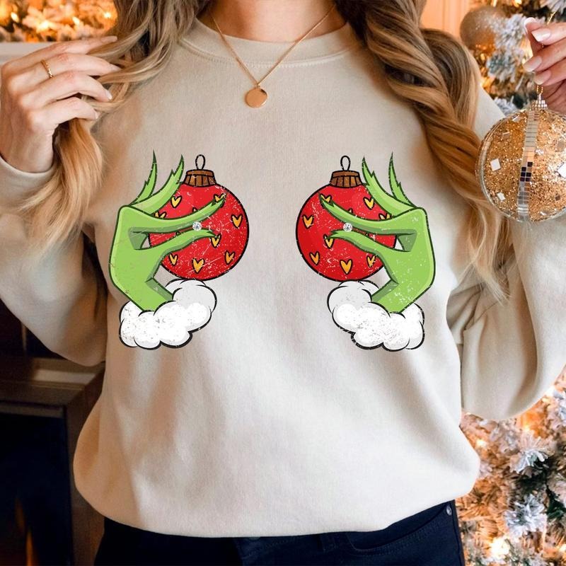 Funny Merry Christmas Sweatshirt, Family Matching Shirt, Cute Christmas Pullover Sweater, Vintage Cozy Holiday Outfit,...