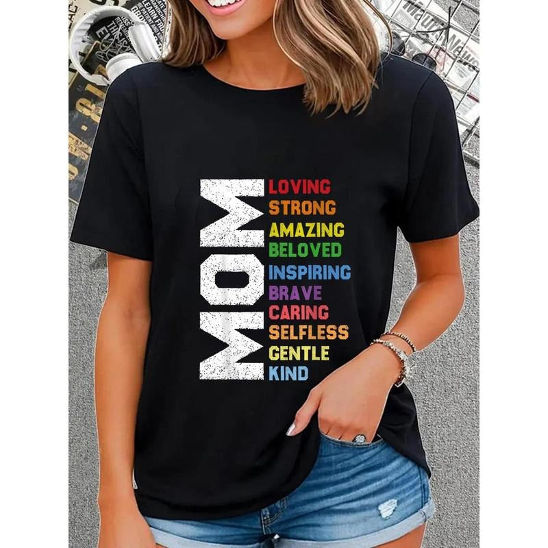 Funny Mother'S Day Mom Loving Strong Amazing Mother'S Day T-Shirt Graphic Casual Sports T-Shirt Hoodie, Sweatshirt