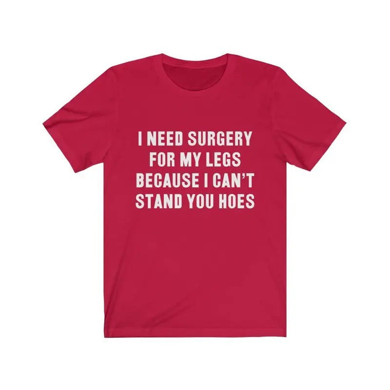 Funny Shirt | Can't Stand You Hoes | Sarcastic Shirt | Gift For Him | Offensive Shirt | Inappropriate Gift | Rude Shirts...