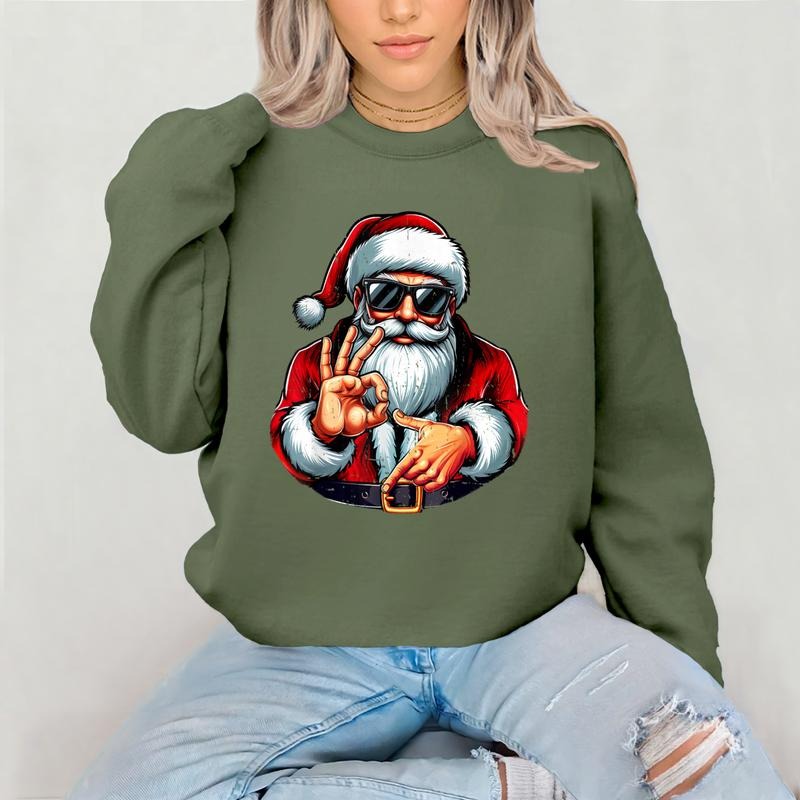 Funny Six Seven 6 7 Meme Santa Christmas Sweatshirt, Girl Boys Teen T-Shirt, Christmas Shirt For Men, For Women Hoodie