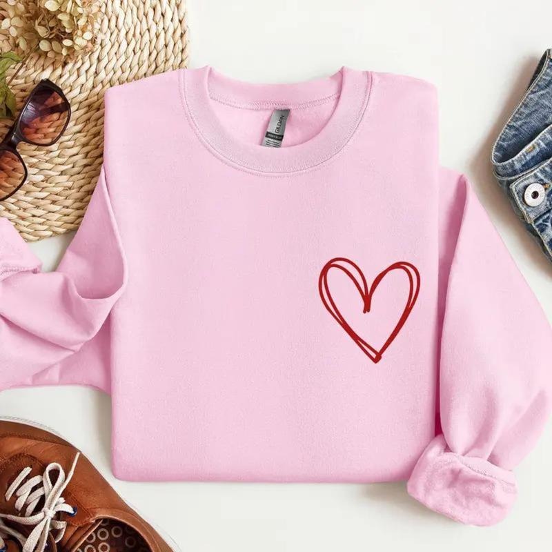 Funny Valentine's Day Shirt, Hearts Sweatshirt Hoodie | PodTeesHub.com