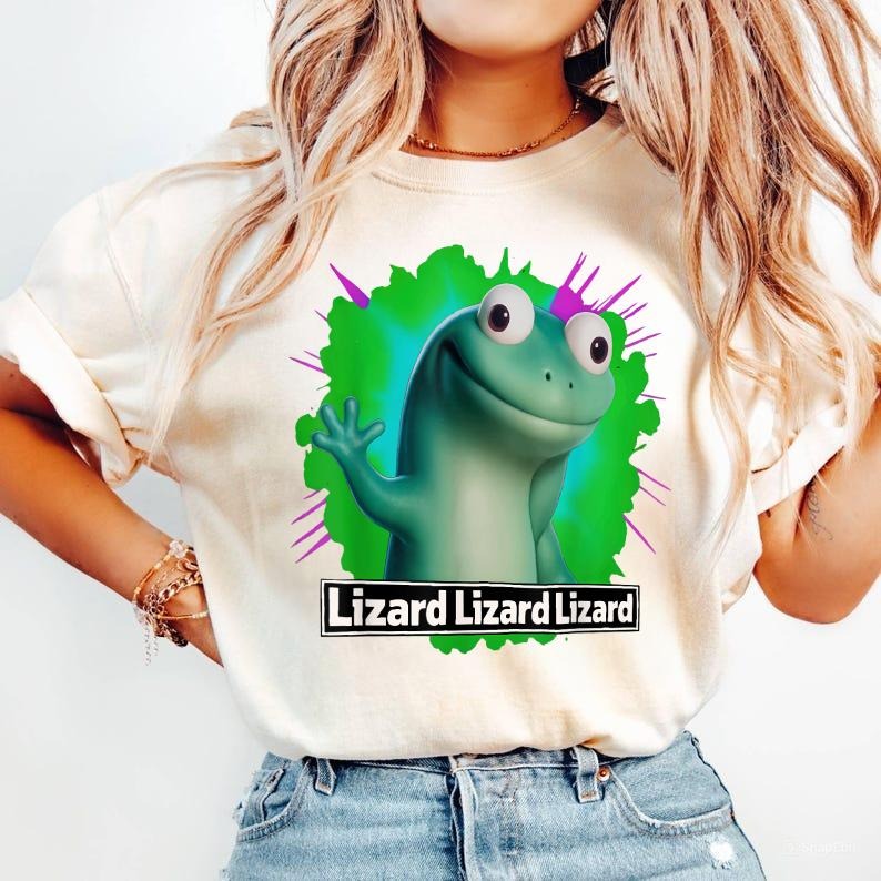 Funny Weirdcore Animal Women Men Lizard Lizard Lizard Meme T-Shirt All Seasons Soft Comfy First Rate Shirts for Men Women...