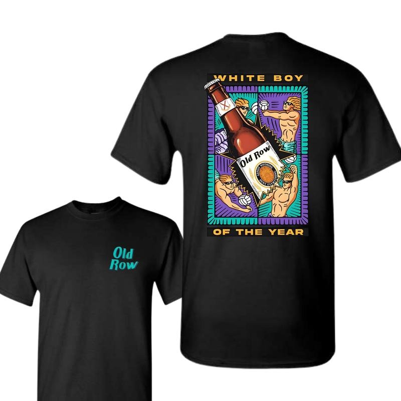 Funny White Boy Of The Year Volleyball Old Row T-shirt , For Men - For Women Hoodie, Sweatshirt | PodTeesHub.com