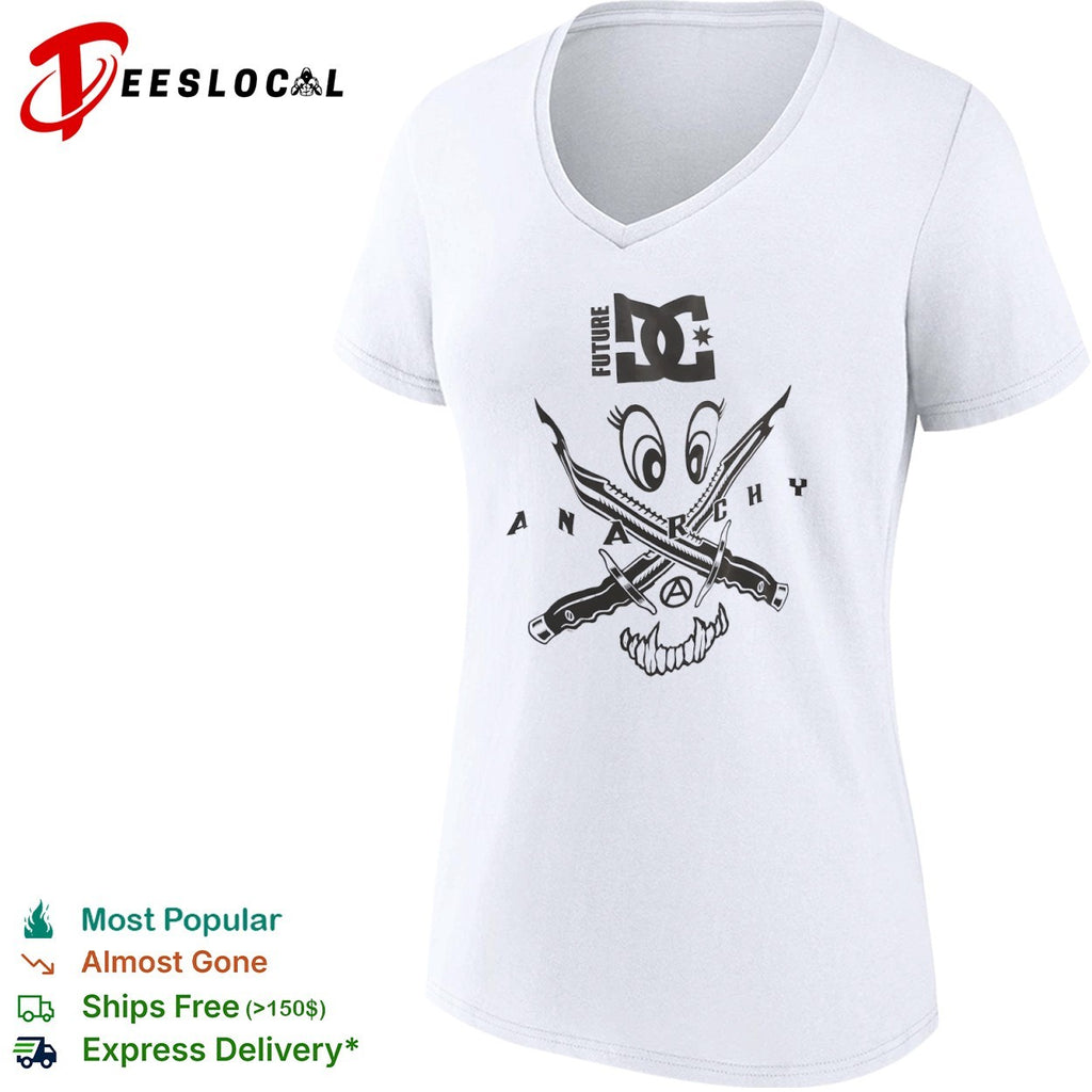 Future DC Anarchy Cartoon Eyes Crossed Knives Anarchy shirt