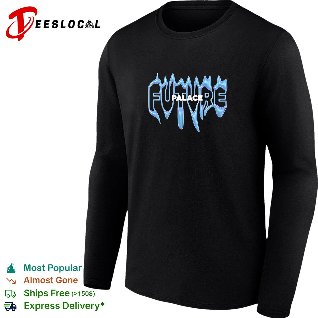 Future Palace band chrome shirt