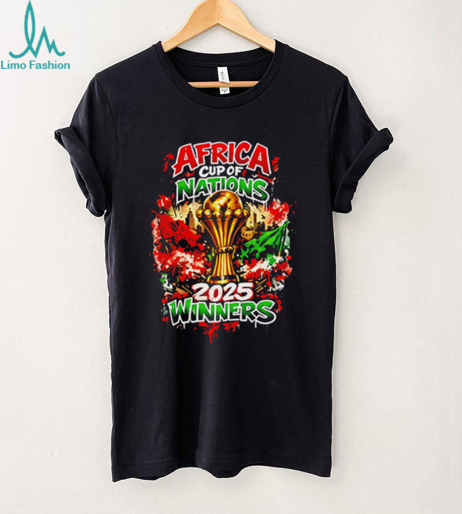 Africa Cup Of Nations 2025 Winners Soccer Trophy T Shirt