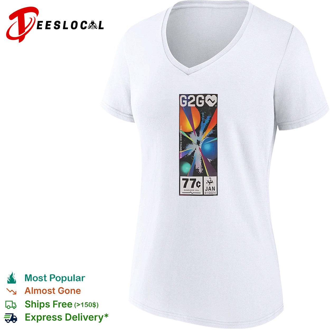 G2G The Bungie Foundation 77c Game2Give 2024 Jan 010024 Cosmic Planets shirt