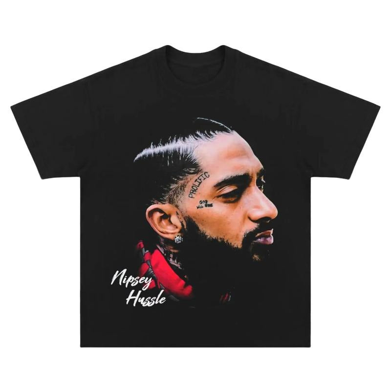 GRAPHIC TEE | NIPSEY HUSSLE 4.26 T-SHIRT - STREETWEAR Hoodie, Sweatshirt | PodTeesHub.com