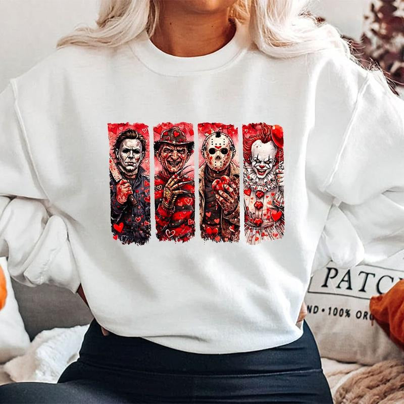 Galentine's Gang Shirt, Valentinesday Movies, Valentine Tee Hoodie, Sweatshirt | PodTeesHub.com