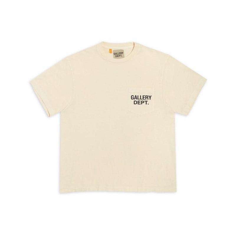 Gallery Dept. Logo T-shirt Cream Hoodie, Sweatshirt | PodTeesHub.com